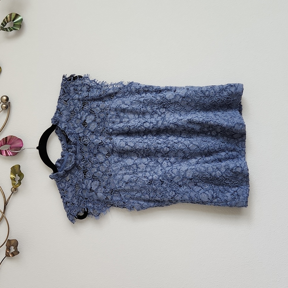 Pretty Blue lace top